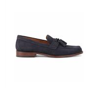 Base London Flint Mens Loafer Shoes Navy Leather - Size UK 6