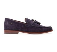 Base London Flint Navy Leather Male Mens Classic Slip On Shoes