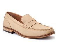 Base London Garfield Leather Mens Sand Standard Loafers - Tan - Size UK 9