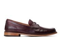Base London Garfield Leather Men's Bordo Loafers - UK 11 / EU 45 / US 12