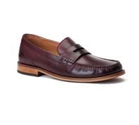 Base London Garfield Wine Leather Male Mens Classic Slip On Shoes