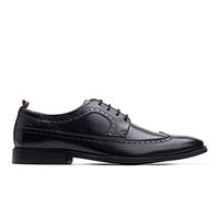 Base London Black Havisham Lace Up Brogue Shoe