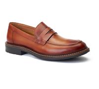 Base London Ivey Tan Leather Male Mens Formal Slip On Shoes