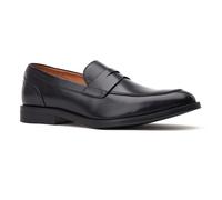 Base London Kennedy Leather Men's Black Slip-On Shoes UK 12