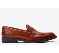 Base London Kennedy Leather Men's Burnt Tan Slip-On Shoes UK 12
