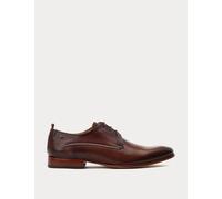 Base London Leather Derby Shoes Brown