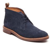 Base London Lincoln Chukka Leather Men's Navy Boots UK 7