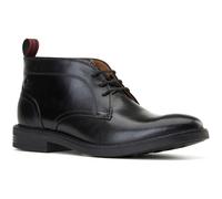 Base London Lincoln Leather Men's Black Ankle Boots UK 7