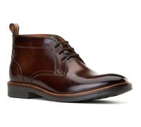 Base London Lincoln Leather Men's Burnt Brown Ankle Boots UK 11