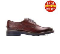 Base London Mawley Mens Classic Fashion Formal Smart Derby Shoes Brown
