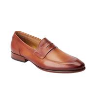 Base London Mens Bruno Leather Penny Loafers FS11662
