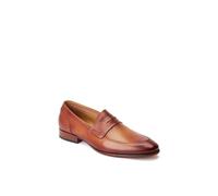 Base London Bruno Leather Men's Burnt Tan Loafers - UK 11 / EU 45 / US 12