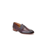 Base London Bruno Leather Men's Bordo Loafers UK 7