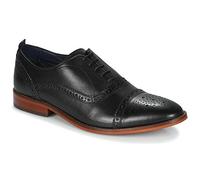 Men's Base London Men's Cast Waxy Brogue Shoe in Black - Size: 6