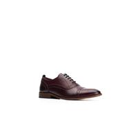 Base London Cast LEATHER Mens - Burgundy - Size UK 8