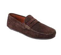 Base London Mens Collins Driver Suede Loafers FS11620