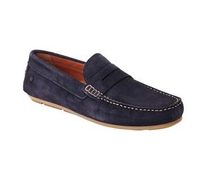 Base London Mens Collins Driver Suede Loafers FS11620