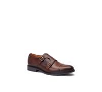 Base London Men's Diablo Monk Shoe in Brown | Size: 7 Base London Brown 7