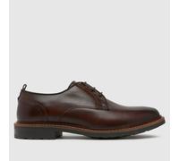 Base London Men's Dime Shoes in Brown, Leather, Size: 6 (EU 40) UK 6