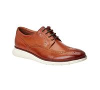 Base London Flight Leather Men's Burnt Tan Brogues Shoes - UK 9 / EU 43 / US 10