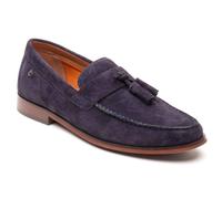Base London Men's Flint Tassle Loafer in Navy | Size: 7 Base London Navy 7