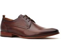 Base London Mens Gambino Waxy Black Derby Shoes