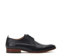 Base London Mens Gambino Waxy Black Derby Shoes UK 8