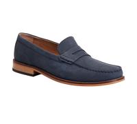 Base London Mens Garfield Leather Penny Loafers FS11672