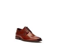 Base London Men's Havisham Plain Toe Derby Shoe in Tan | Size: 11 Base London Tan 11