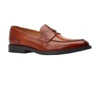 Base London Mens Kennedy Leather Slip-on Loafers FS11309