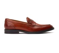 Base London Men's Kennedy Tan Leather Formal Shoes