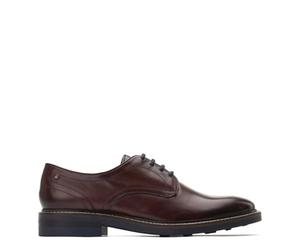 Base London Mens Mawley Washed Brown Leather Derby Shoes UK 8