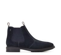 Base London Mens Nelson Chelsea Boots Navy 10