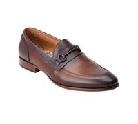 Base London Mens Russo Buckle Leather Loafers FS11625