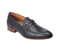 Base London Mens Russo Buckle Leather Loafers FS11625
