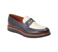Base London Mens Sid Leather Penny Loafers FS11494