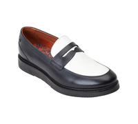 Base London Mens Sid Leather Penny Loafers FS11494