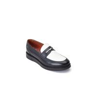 Base London Sid Leather Men's Black/White Loafers UK 9