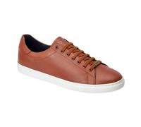 Base London Mens Tucker Leather Soft Trainers FS11652