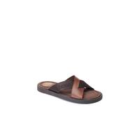 Base London Men's Webb Slider in Brown | Size: 9 Base London Brown 9