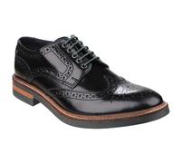 Base London Mens Woburn Hi Shine Leather Brogue Shoe / N/A N/A FS6834