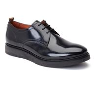 Base London Roly Leather Men's Black Oxford Shoes UK 7