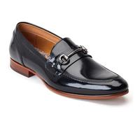 Base London Russo Black Leather Male Mens Formal Slip On Shoes