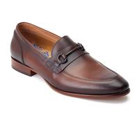 Base London Russo Brown Leather Male Mens Formal Slip On Shoes