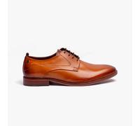 Base London SCRIPT Mens Leather Derby Shoes Tan - UK 11