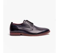 Base London Script Mens Leather Lace-Up Breathable Formal Derby Shoes