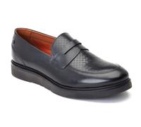 Base London Sid Black Leather Male Mens Formal Slip On Shoes