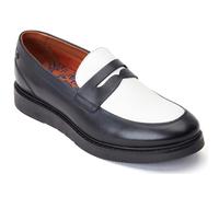 Base London Sid Black Leather Male Mens Formal Slip On Shoes