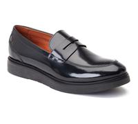Men's Base London Men's Sid Penny Loafer in Black - Size: 10