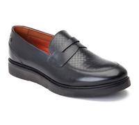 Base London Men's Sid Penny Loafer in Black | Size: 9 Base London Black 9
